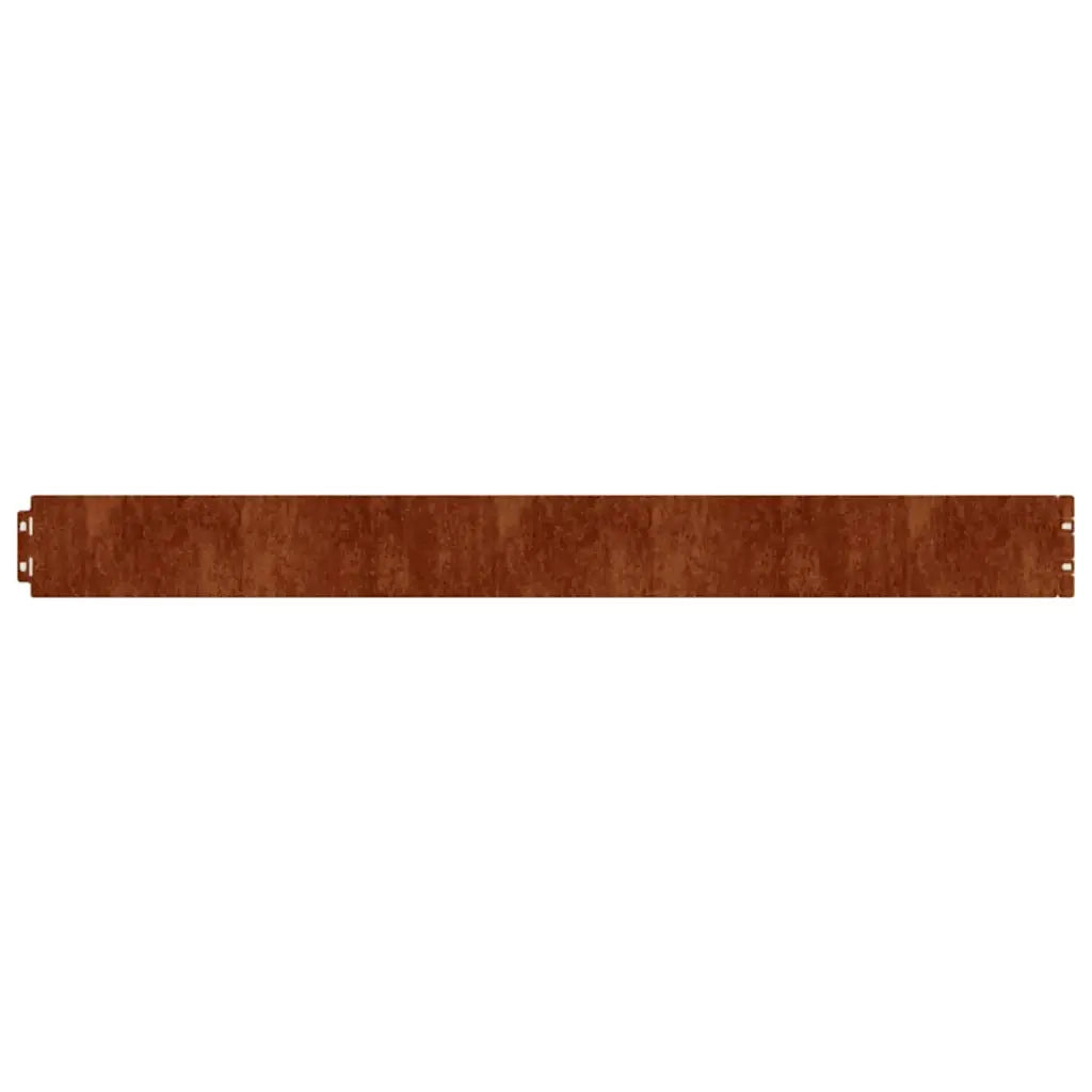 Bordure per Prato 50 pz 10x103 cm Flessibili in Acciaio Corten CFW7645545