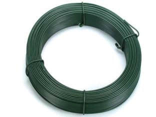 FILO PLASTIFICATO ZINCATO E VERDE IN MATASSE MT.100- - n°10 filo  EE ¸ mm.15 per legature - 5 rotolo CAVATORTA