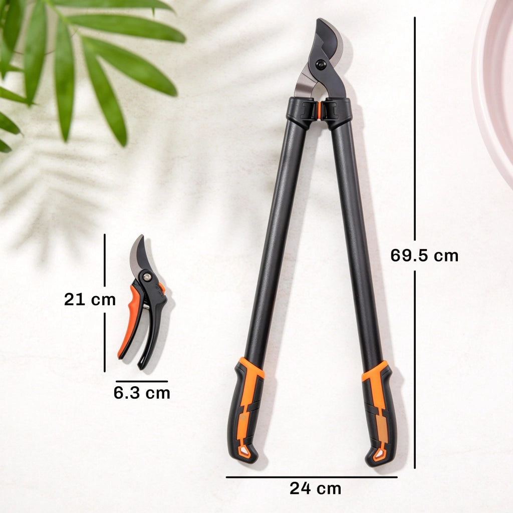 Set da Giardinaggio 2 Pezzi ¨C Minimal ¨C Troncarami e Cesoie
