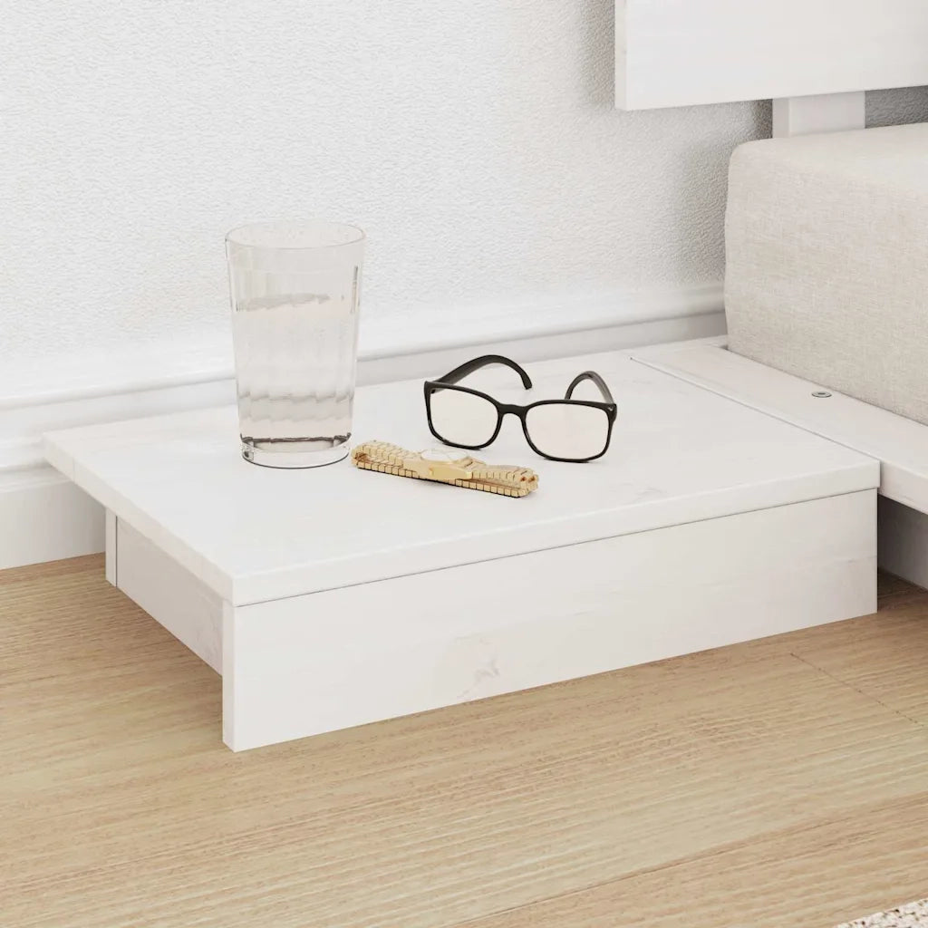 Struttura del letto con testiera Bianco 100 x 200 cm legno 872414