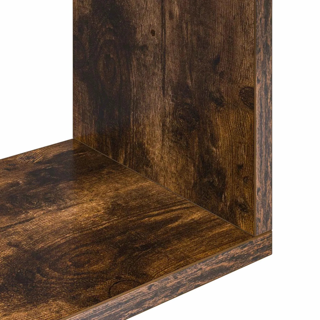 Scaffale da parete Rovere Fumo 130 x 10 x 50 cm 8012456