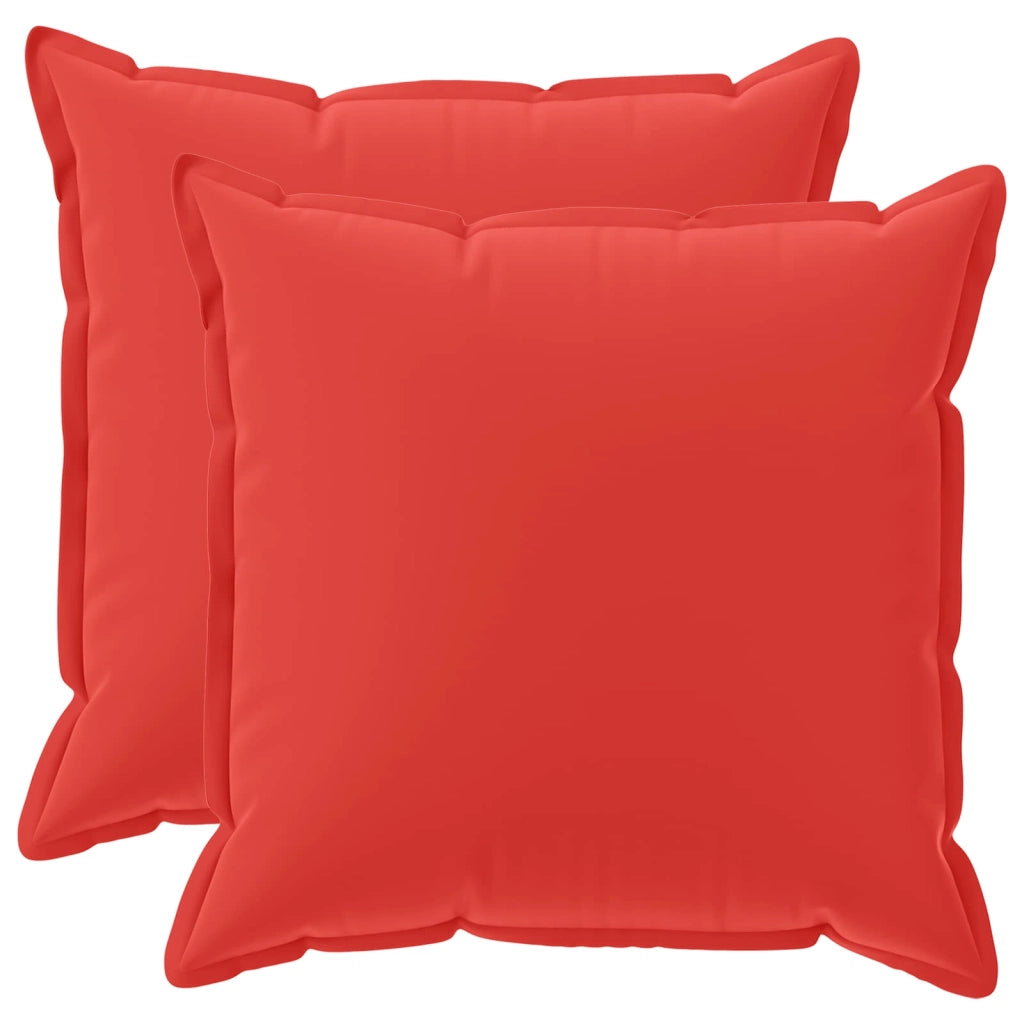 Federa 2 pcs HOUTEN Rosso 65 x 65 cm Poliestere 921123