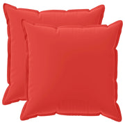 Federa 2 pcs HOUTEN Rosso 65 x 65 cm Poliestere 921123