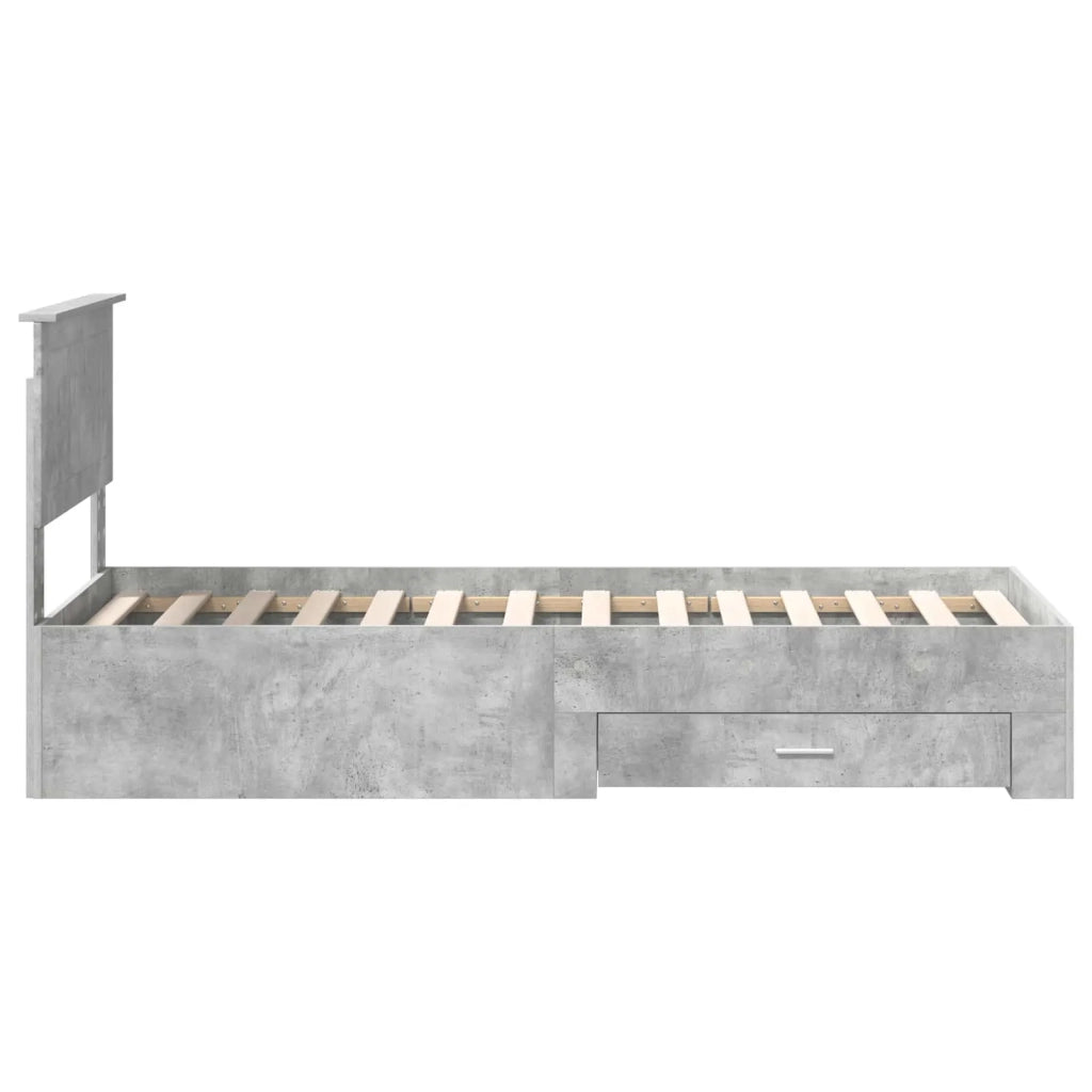 Struttura del letto Grigio Certo e Argento 70 x 190 cm 3410961