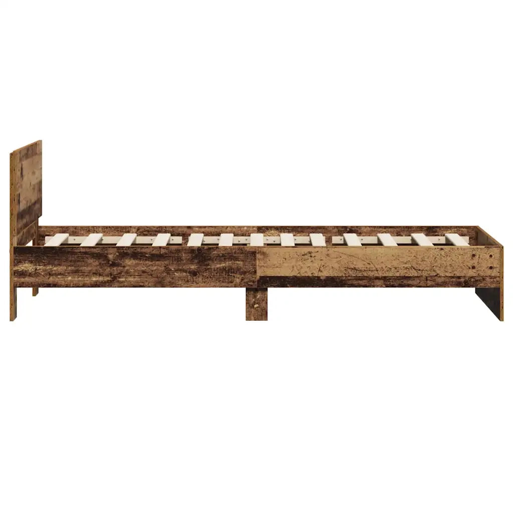 Struttura del letto-Giroletto Legno vecchio 90 x 190 cm Legno multistrato 809378