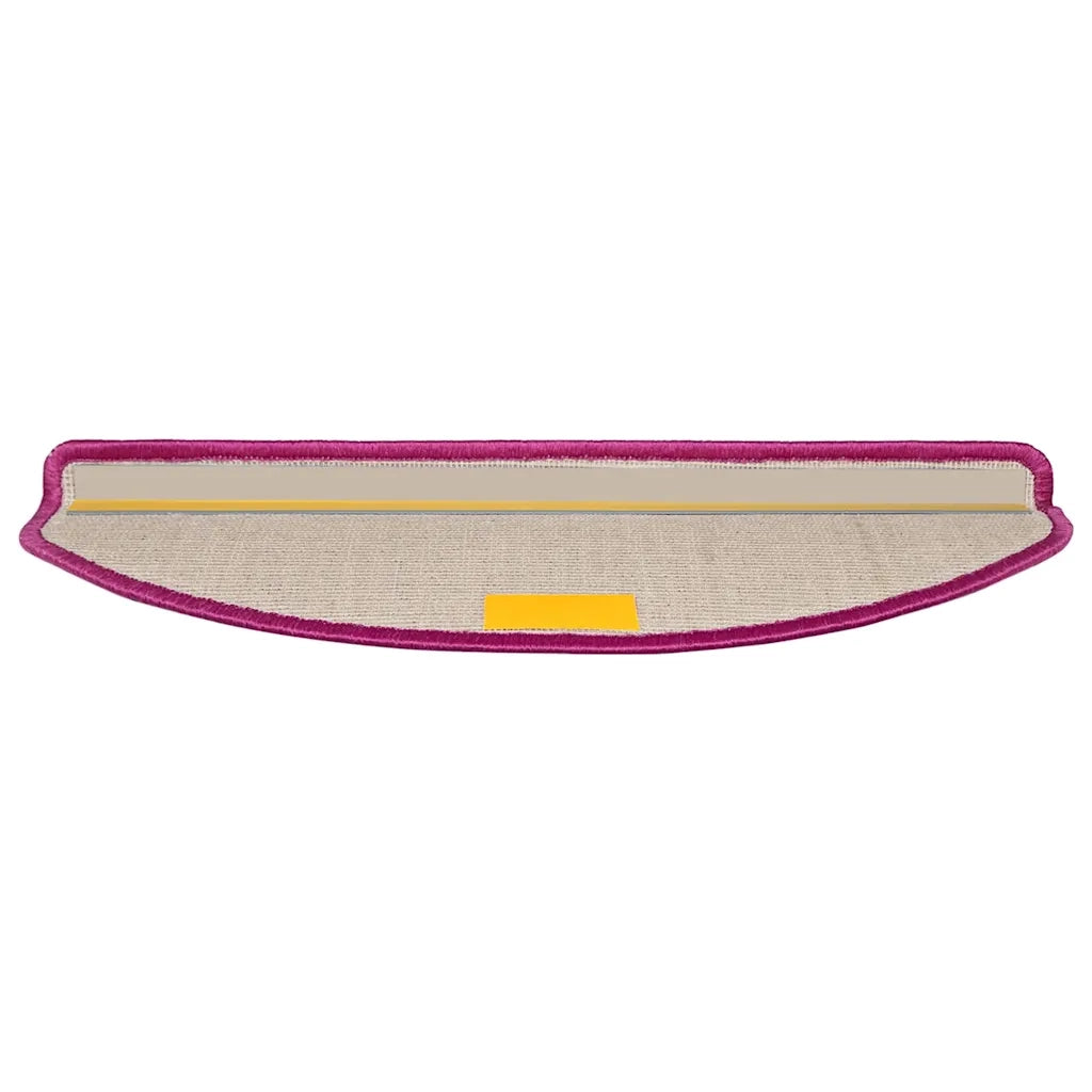 Tappetini per scale 30 pz 65x21x4 cm Viola Semicircolari Grandi