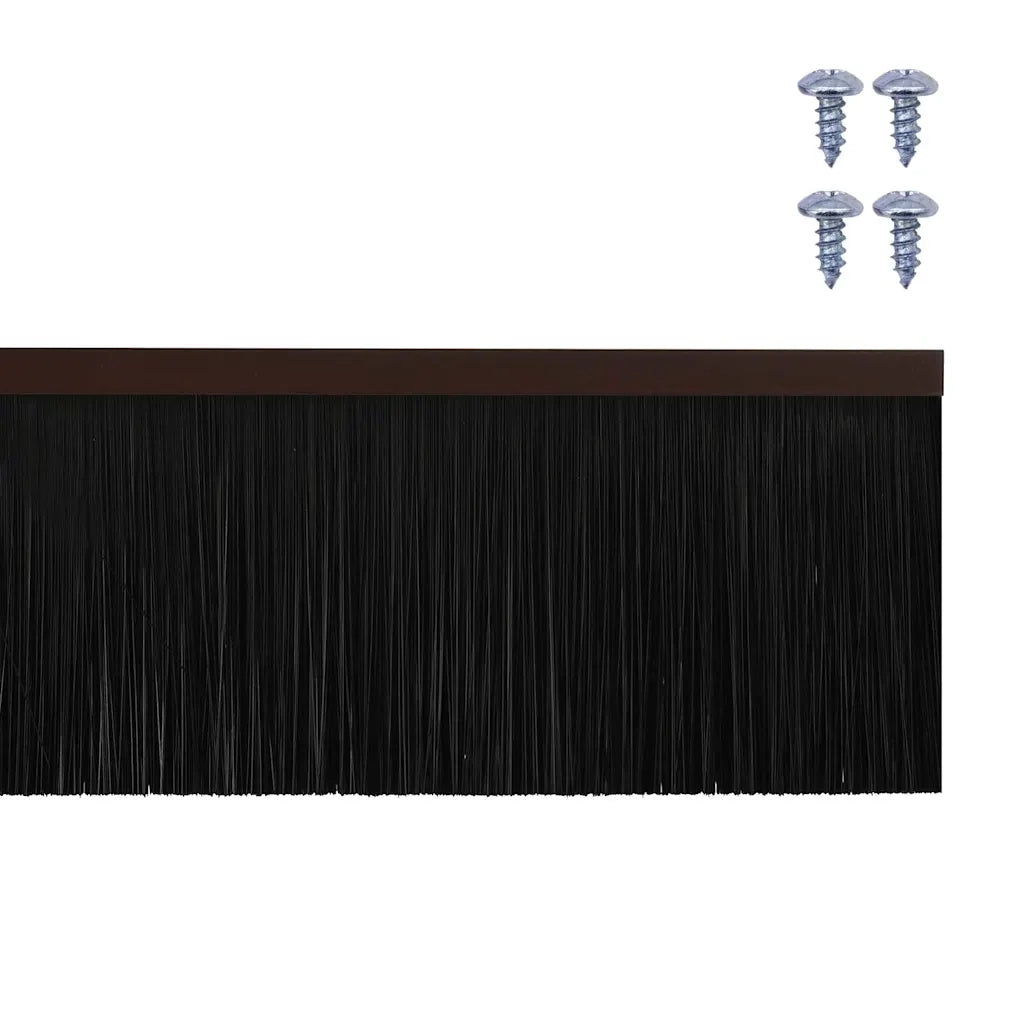 Spazzole per porte a vite 2 pz Marrone 100 cm CFW6201170