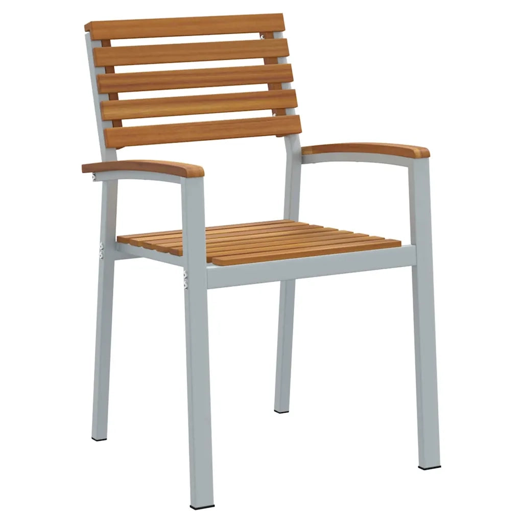 Set da Pranzo per Giardino 7 pcs Grigio 3284362