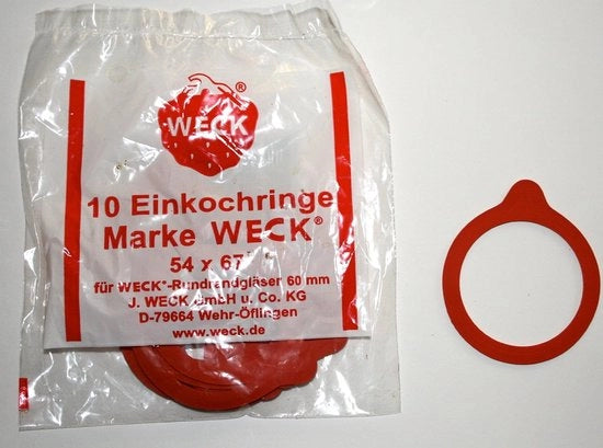 Innesti per mini-weckpotten - 20 pezzi - 54 x 67 mm