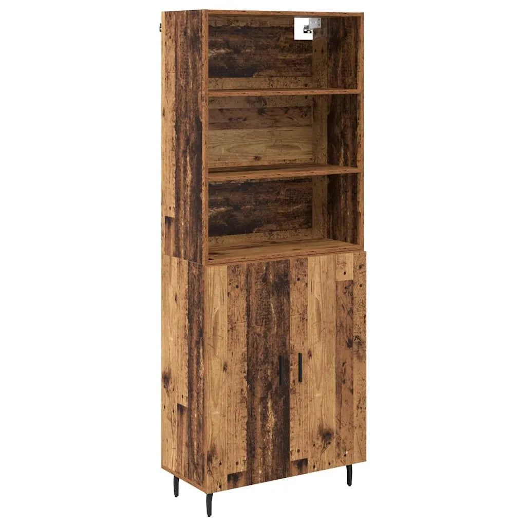 Credenza-Buffet-Armadio da cucina Legno vecchio 69,5 x 34 x 180 cm 597689