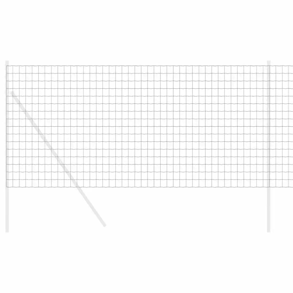 Recinzione Euro Grigio 1,4 x 10 m Ferro rivestito in PVC 42004599