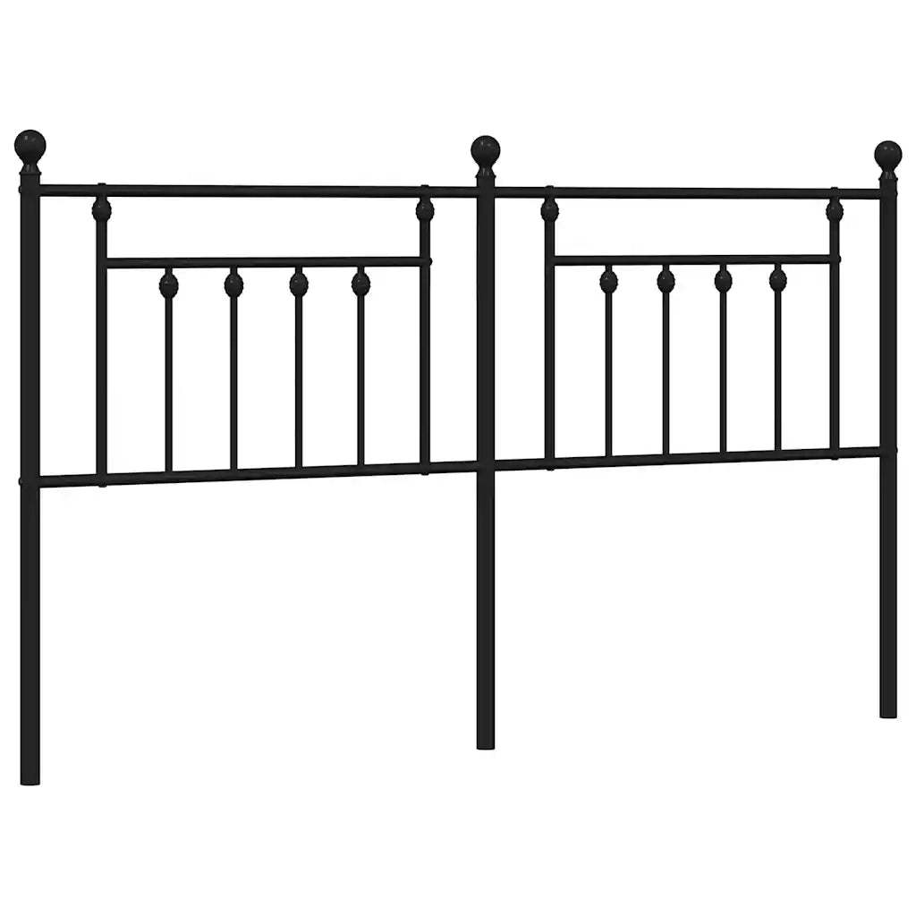 Testiera di Ricambio in Metallo Nero 160 cm 353572