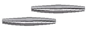 1cf kit 2 molle di ricambio per forbici mod. 2-4-8-11 cod:ferx.vit25411
