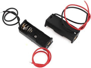Set di 2 pezzi 12V 23A batteri holder con cavi per elettronica