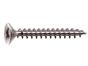 VITI PANEL-VIT TESTA SVASATA PIANA ACCIAIO CHROMITING- - ø mm.3,5x20 - 500 pezzi MUSTAD