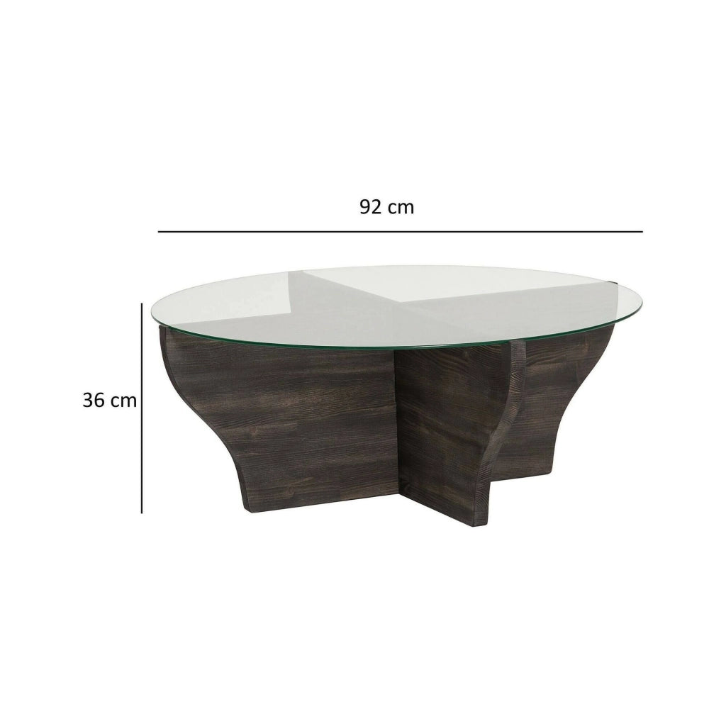 Califfi, Tavolino da Salotto Portariviste, 92x92x36h cm Nero Antracite