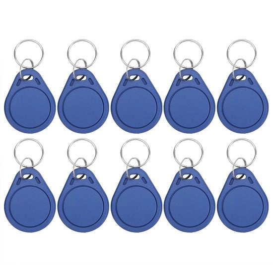 Sistema di Accesso con Etichetta RFID Identificabile - 10 Pezzi - Materiale ABS di Alta Qualità - Sistema di Controllo di Accesso - Identificazione - Sicurezza - Etichetta Identificabile