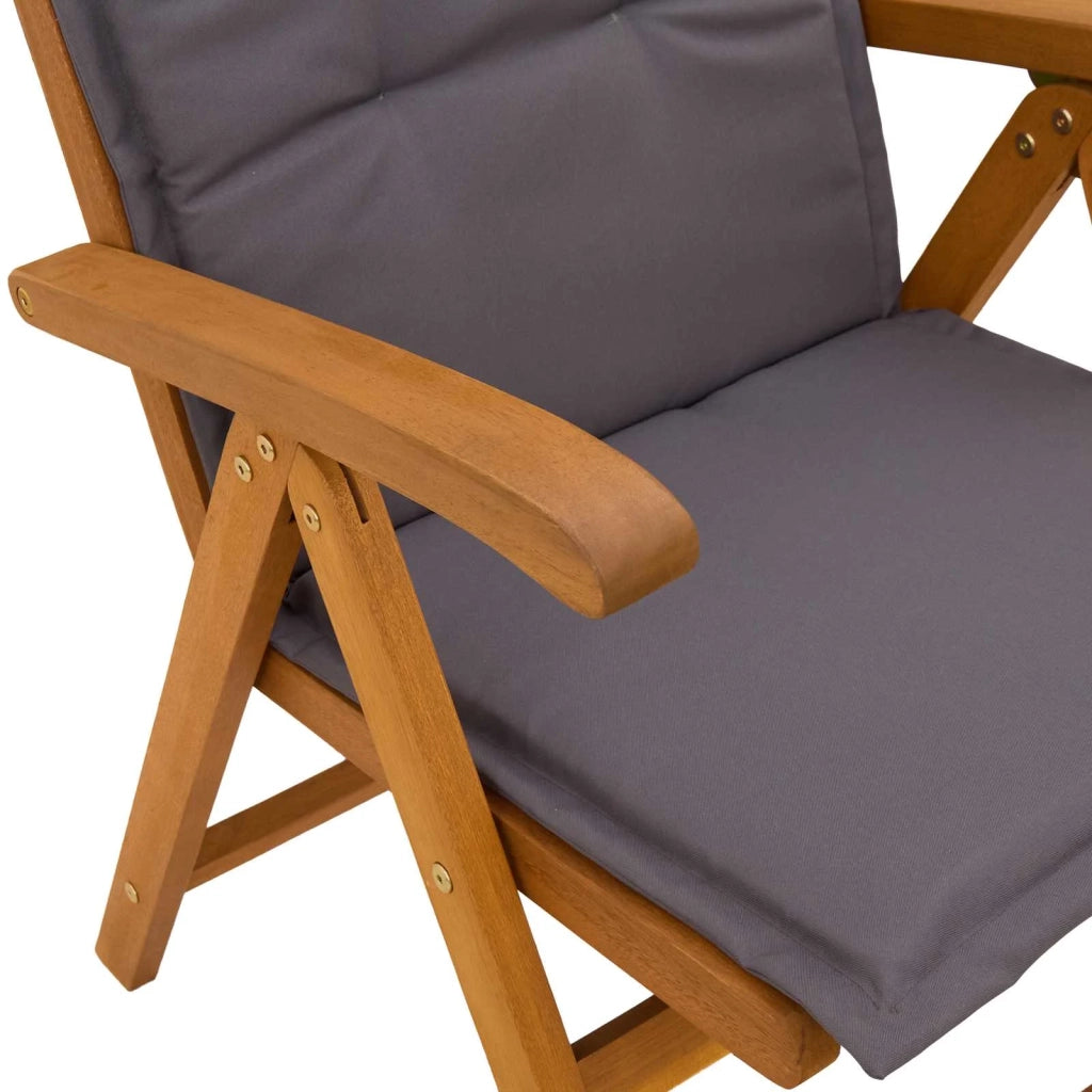 Set da pranzo da esterno con ombrellone 8 pz Antracite 3438536
