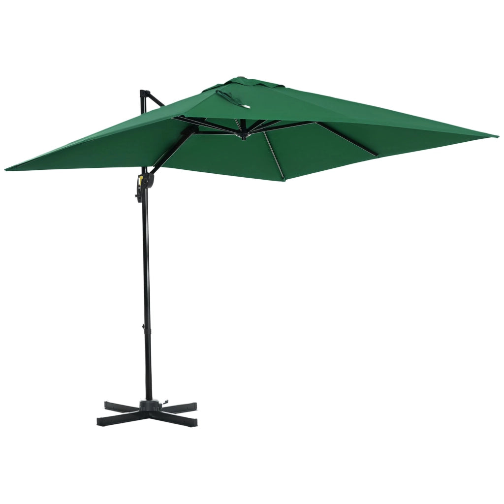 Ombrellone da Giardino con Manovella ¨C Xylo ¨C 2.5x2.5m Verde Rotazione 360¡ã Parasole Regolabile