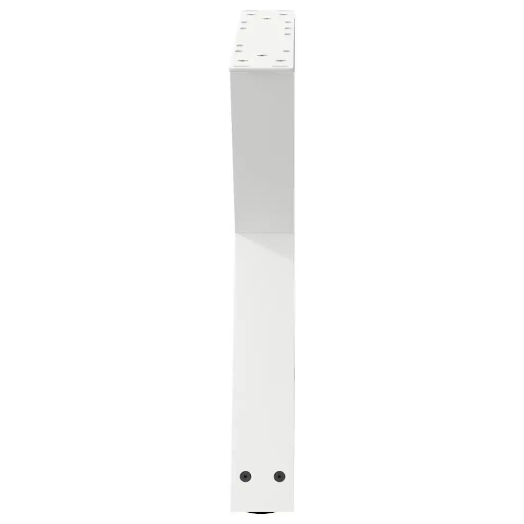 Gambe per tavolino da caffè 2 pz Bianche 60x(42-43,3) cm Acciaio 4012709