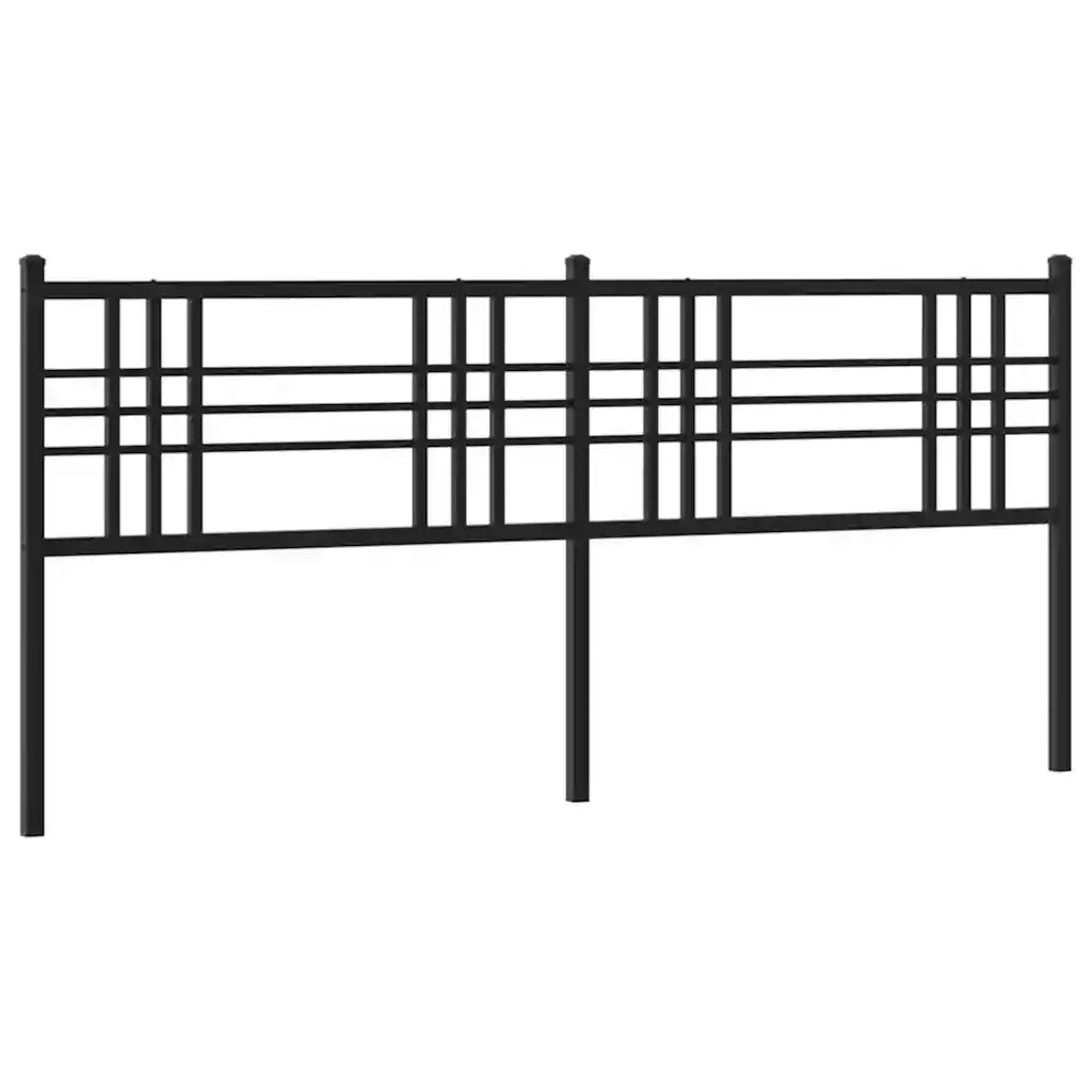 Testiera di Ricambio in Metallo Nero 200 cm 376362