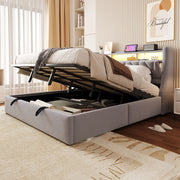 letto imbottito velluto grigio chiaro 180 x 200 cm