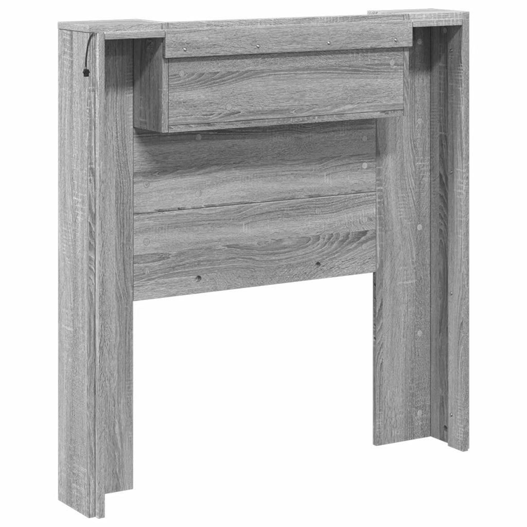 Testiera | Testata Grigio Sonoma 100 x 16,5 x 103,5 cm Legno multistrato