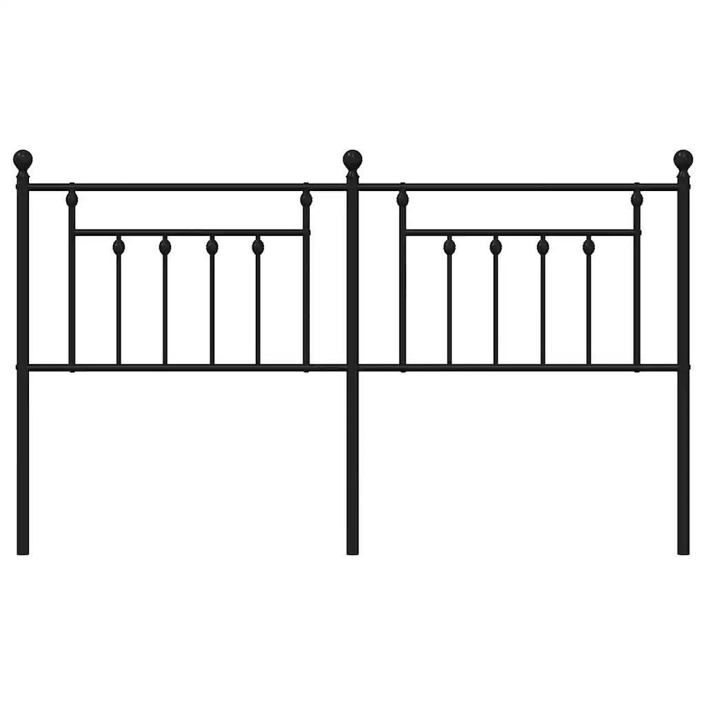 Testiera di Ricambio in Metallo Nero 160 cm 353572