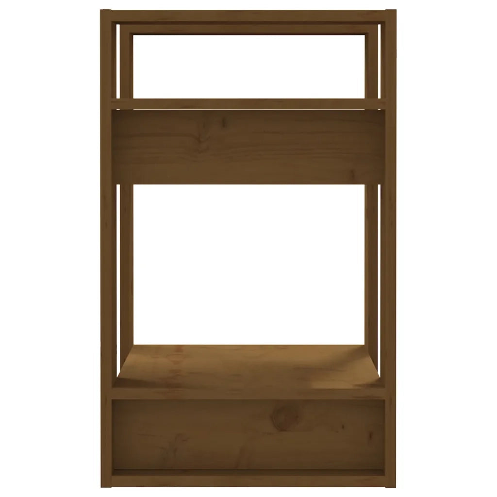 Libreria/Divisorio Ambrato 41x35x57 cm in Massello di Pino 813857