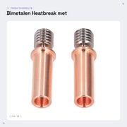 Sostituzione termica bimetallica - M6 x 26 mm - Lega di titanio/alleggerimento di rame - 2 x Interruttore termico - Resistenza termica - Scambio termico efficiente - Rottura termica