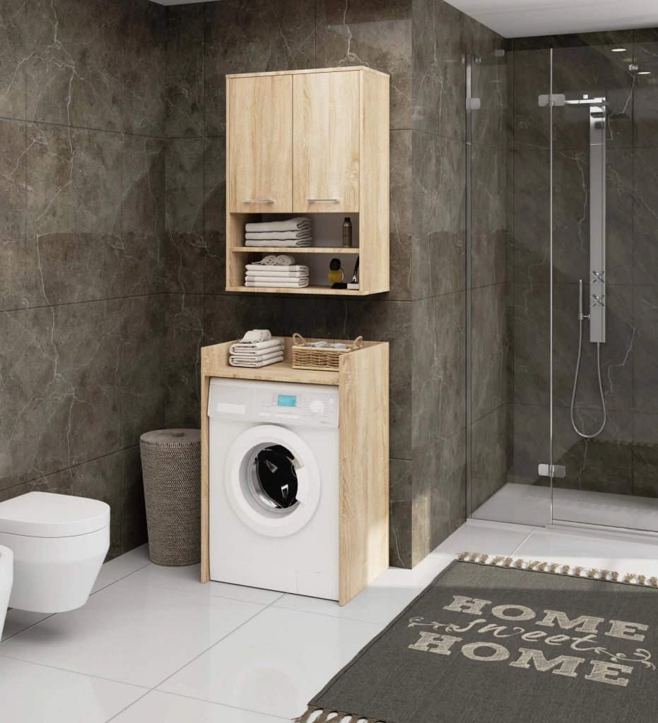 Mobile bagno sospeso AKORD FIN H934 W64 Quercia Sonoma 2 ante 64x94x30 cm