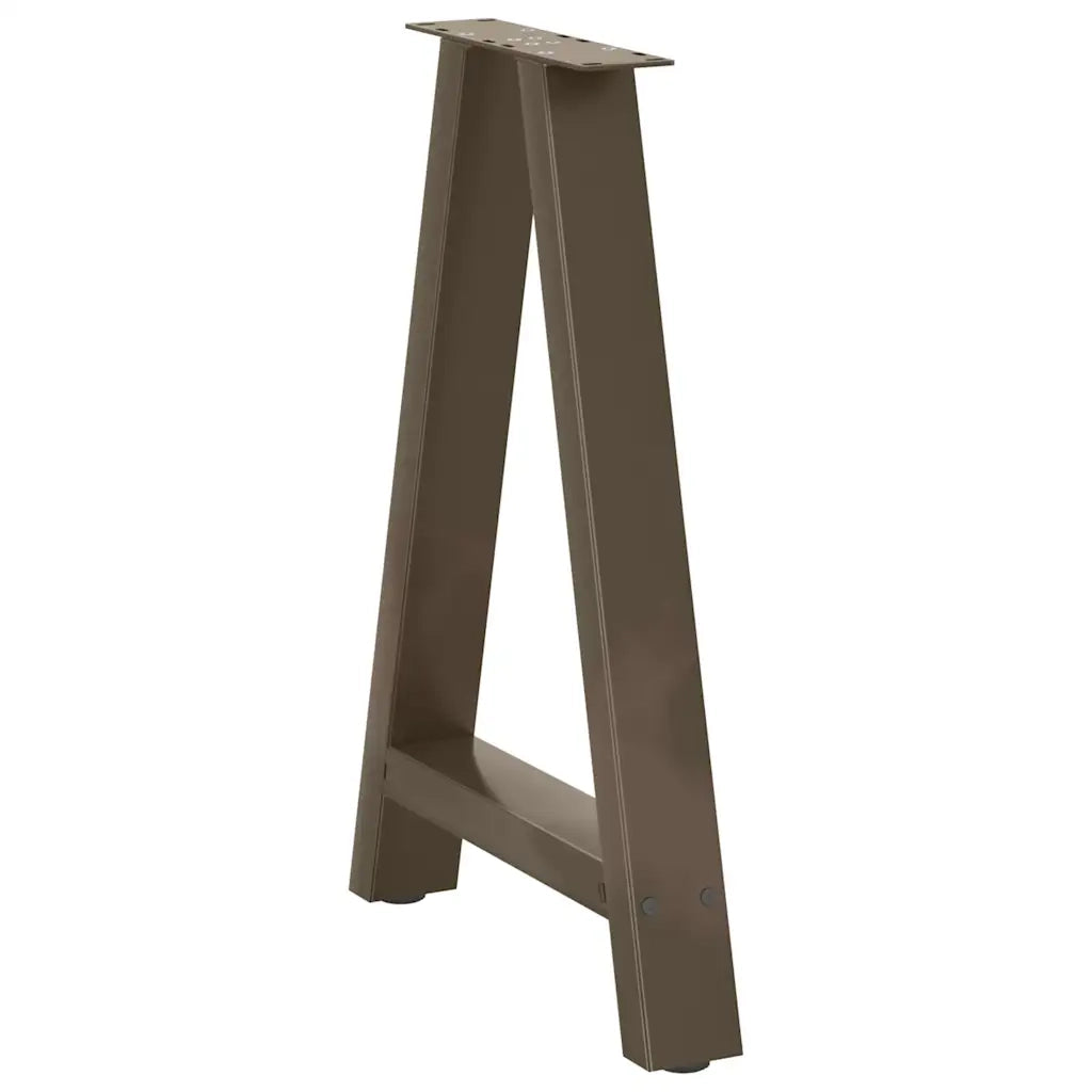 Gambe per tavolo da pranzo a forma di A 2 pz 60x(72-73) cm in acciaio 4012851