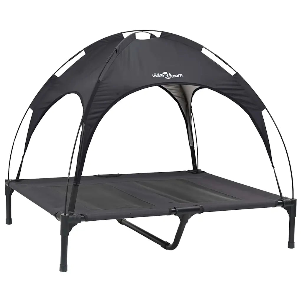 Letto per Cani Nero 92 x 77 x 82,5 cm Acciaio 42008167