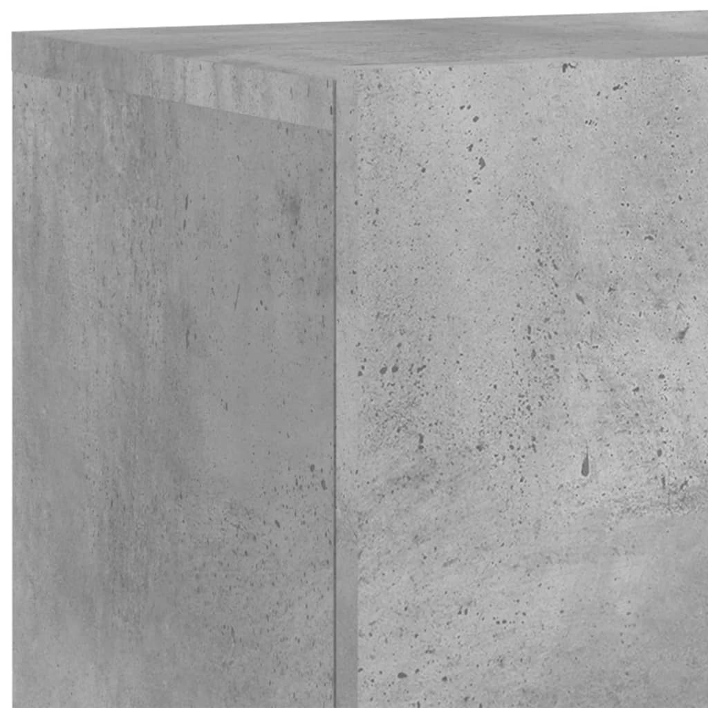 Mobile TV multimediale scaffale TV credenza mobile TV per sala da pranzo soggiorno camera da letto 5 pezzi legno ingegnerizzato grigio 02_0029267