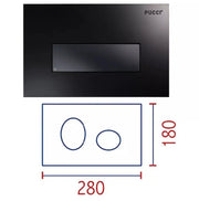 PLACCA PER CASSETTA PUCCI SARA LINEA MOD. 2014- Nera- PUCCI