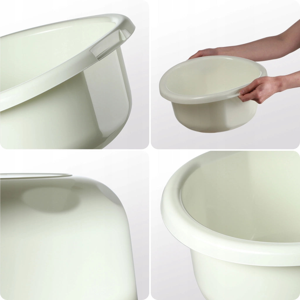 Bacinella universale rotonda in plastica KADAX da 8 litri per bucato
