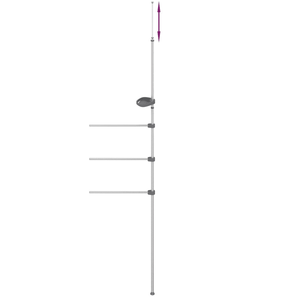 Portasciugamani 47x280 cm in Alluminio 154598