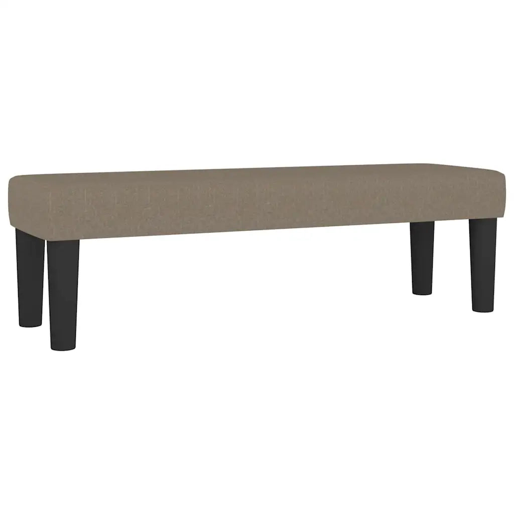 Panca-Sgabello Tortora 100x30x30 cm in Tessuto 311454
