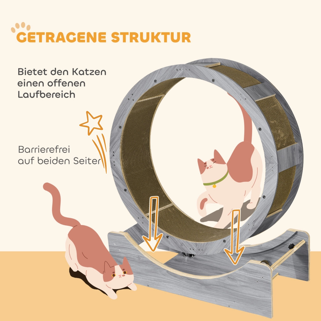Ruota per Gatti ¨C Minimal ¨C 91 cm, Noce