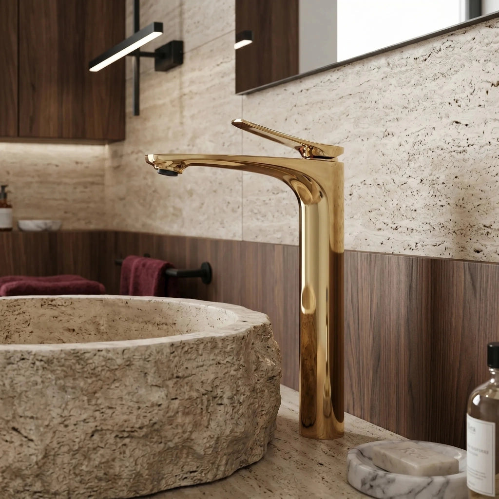 Rubinetto Da Lavabo Premium Rea Vision Gold High