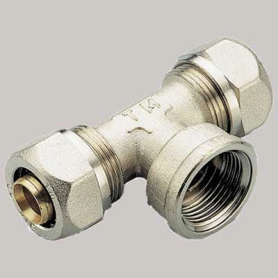 RACCORDO A TEE FEMMINA  26 x 3/4 x 26     TIEMME