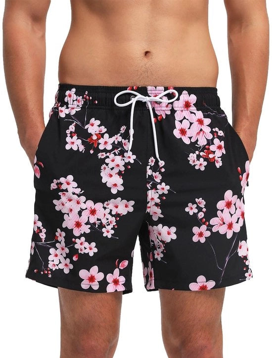 Costumi da bagno per uomo con tasca a zip - Secchi e impermeabili - Blu, M