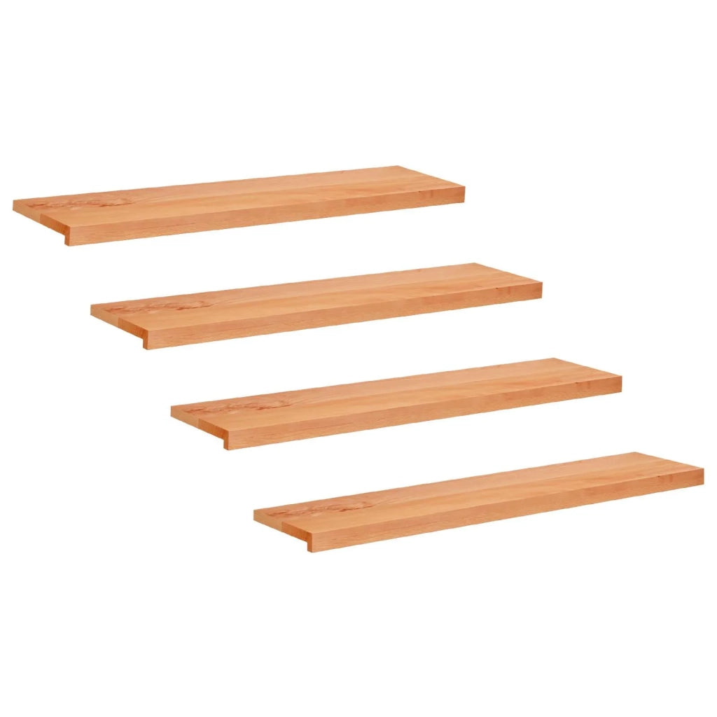 Tappeti per scale 4 pz 120 x 25 x 2 cm Vernice 3446213