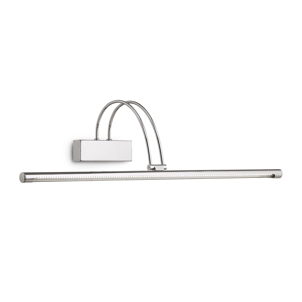 Applique Contemporanea Bow Metallo Cromo Led 8W Luce Calda