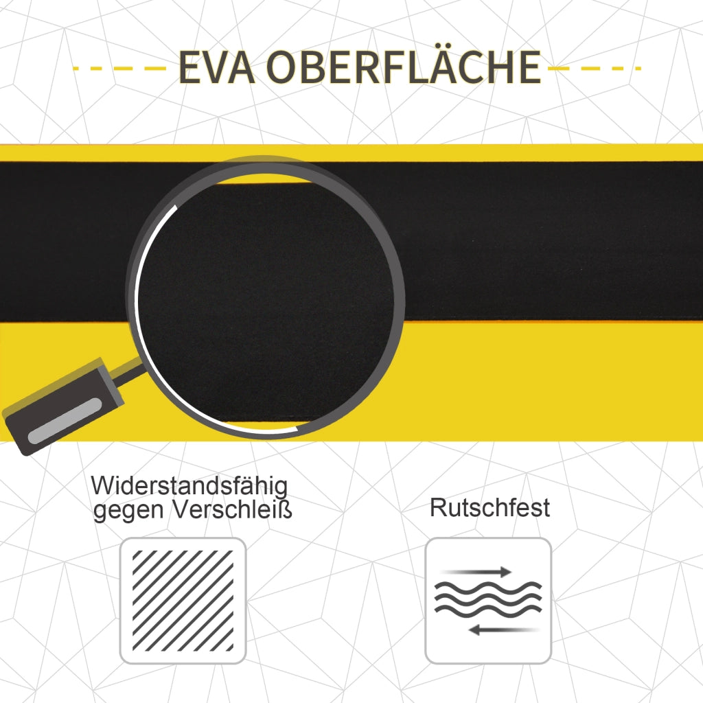 CAVALLETTI DA LAVORO PIEGHEVOLI SET DA 2 PEZZI 100x49x62-90 cm Acciaio Giallo