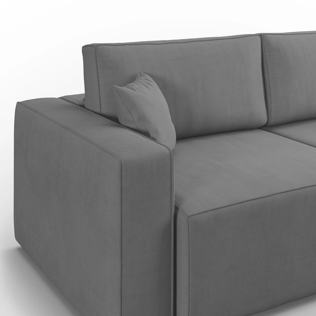 Morfeo Divano in tessuto impermeabile 180 cm  grigio