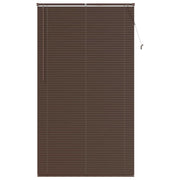 Tenda Veneziana | Tenda a lamelle Marrone Scuro con Motivo 213 x 120 cm 25 mm PVC