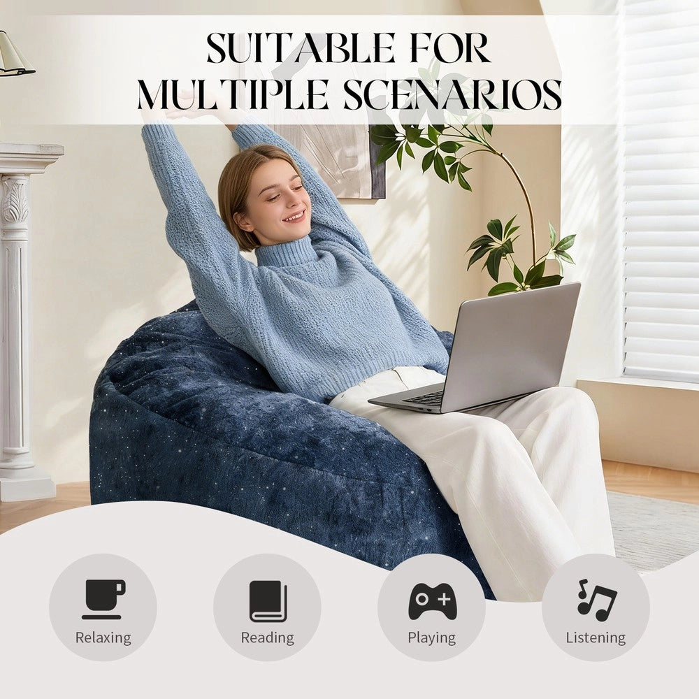 Poltrona a Sacco Schienale Alto ¨C MINIMAL ¨C Design Moderno Relax