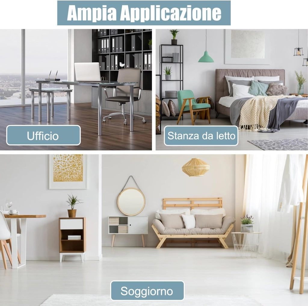 Brandina Pieghevole con Materasso, in Memory Foam, Struttura Resistente e 4 Ruote Girevoli, Lettino Pieghevole per Casa Ufficio, 190x80x33 cm (Beige)