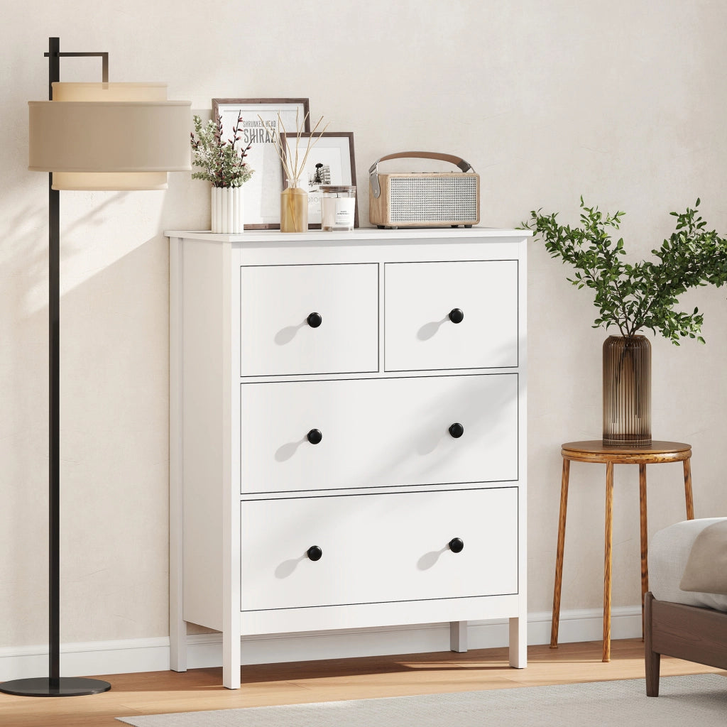 Cassettiera con 4 Cassetti ¨C Minimal ¨C Bianco